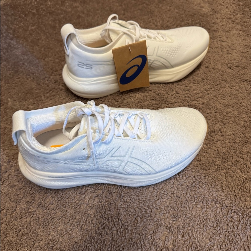 COPY - ASICS White Running Shoes